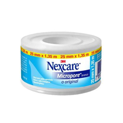 Fita Micropore Nexcare Branco 25mm x 1,35m